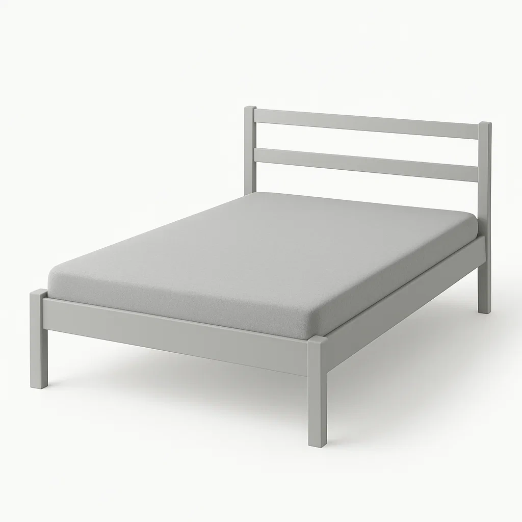 Bett mit Kopfteil,Doppelbett mit Kopfteil-HOMARONE