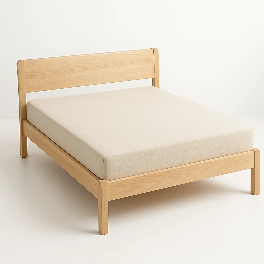 Bett mit Kopfteil,Doppelbett mit Kopfteil-HOMARONE