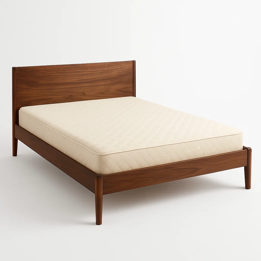 Bett mit Kopfteil,Doppelbett mit Kopfteil-HOMARONE