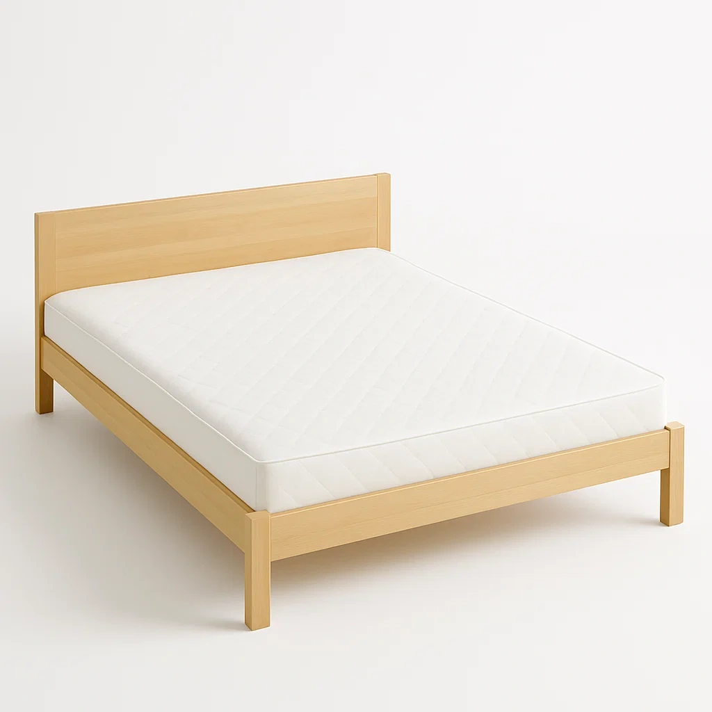 Bett mit Kopfteil,Doppelbett mit Kopfteil-HOMARONE