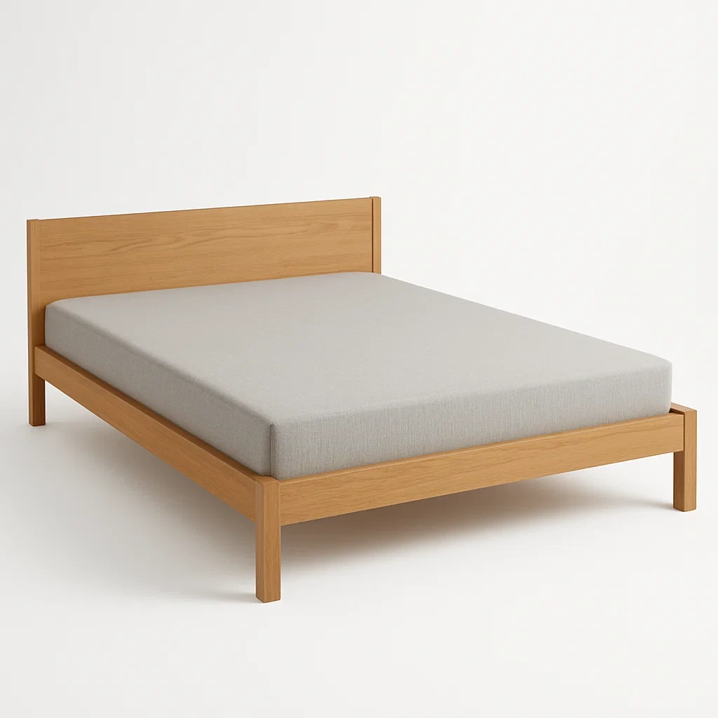 Bett mit Kopfteil,Doppelbett mit Kopfteil-HOMARONE