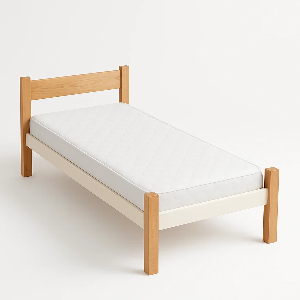 Bett mit Kopfteil,Einzelbett mit Kopfteil-HOMARONE
