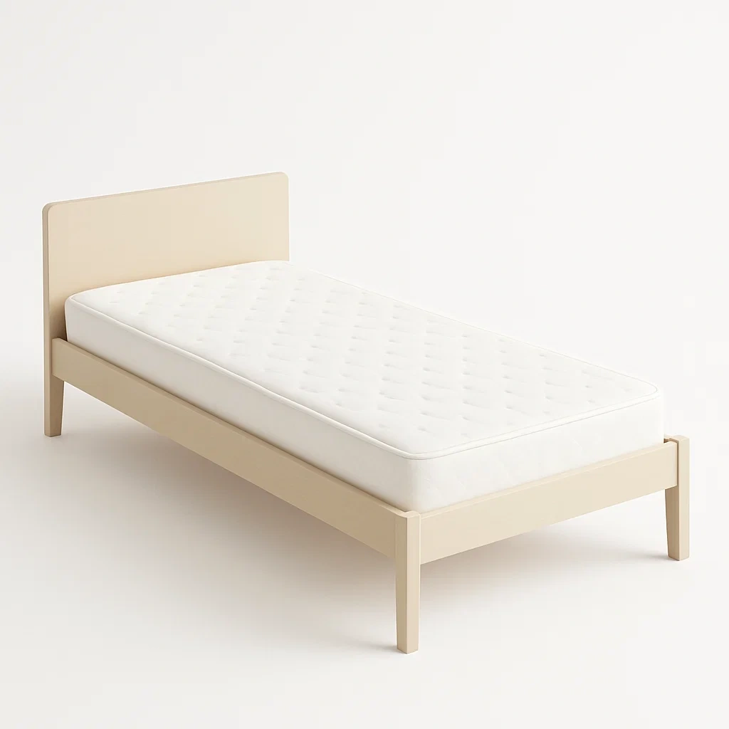 Bett mit Kopfteil,Einzelbett mit Kopfteil-HOMARONE