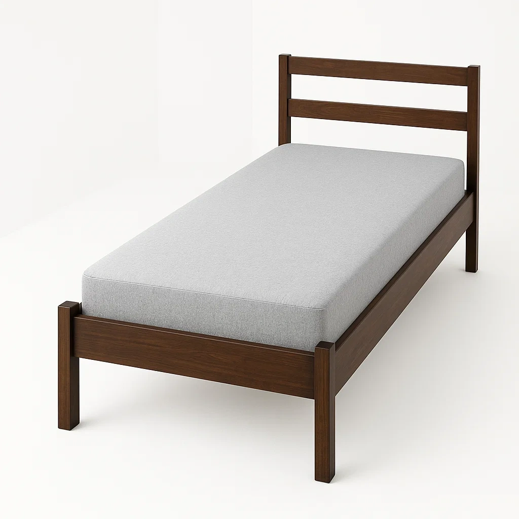 Bett mit Kopfteil,Einzelbett mit Kopfteil-HOMARONE
