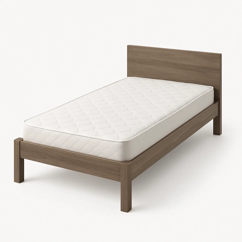 Bett mit Kopfteil,Einzelbett mit Kopfteil-HOMARONE