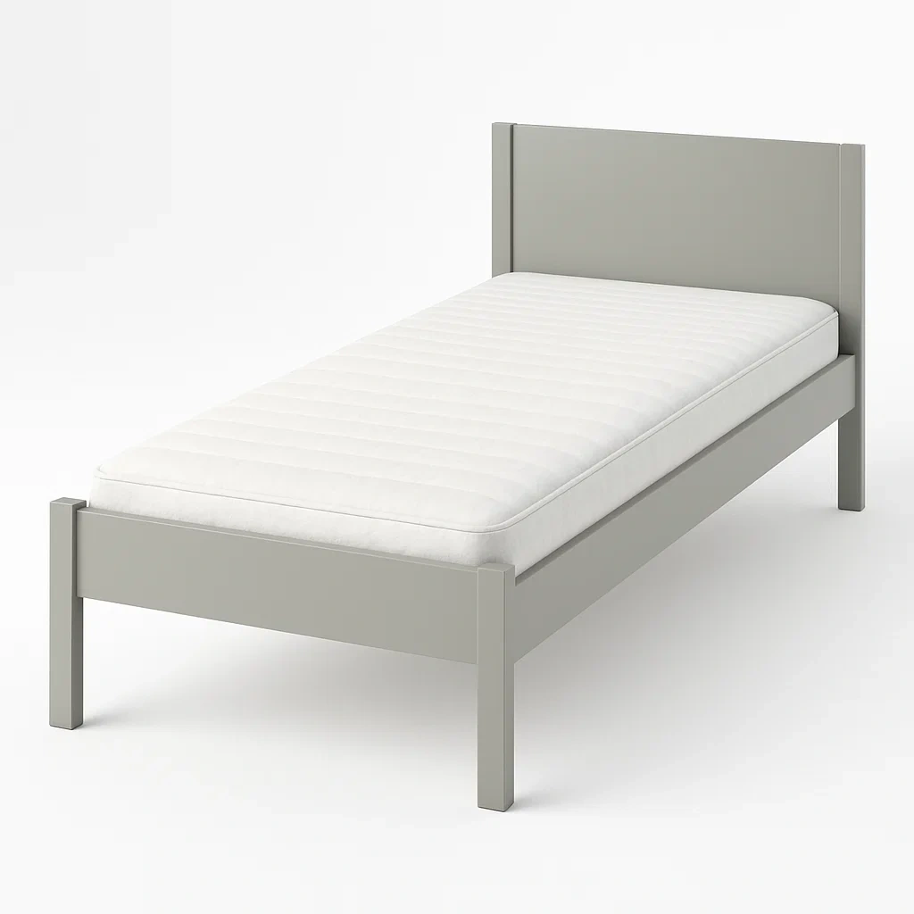 Bett mit Kopfteil,Einzelbett mit Kopfteil-HOMARONE