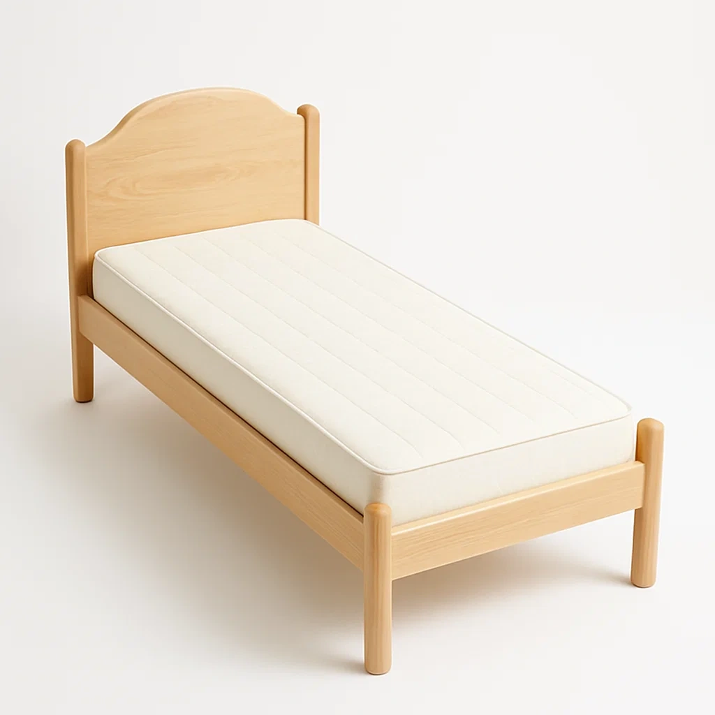 Bett mit Kopfteil,Einzelbett mit Kopfteil-HOMARONE