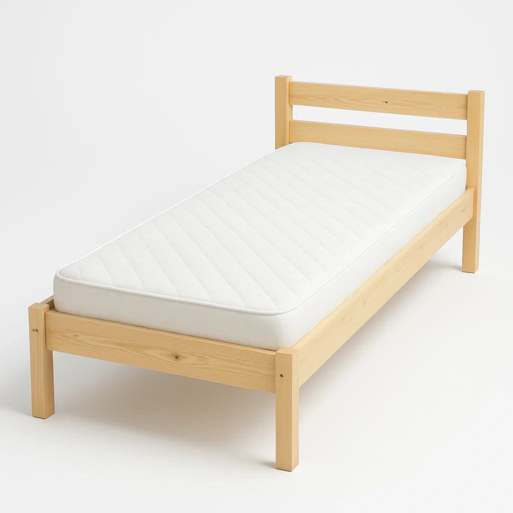 Bett mit Kopfteil,Einzelbett mit Kopfteil-HOMARONE