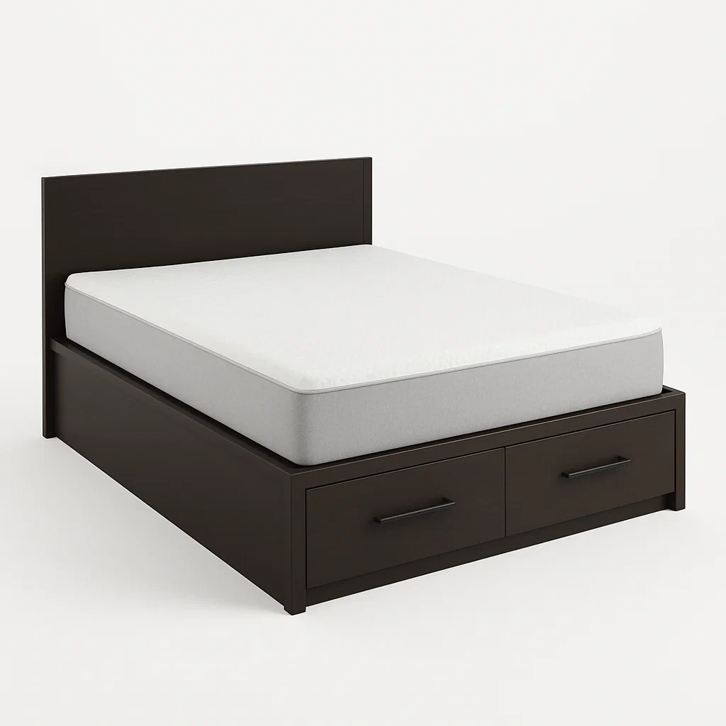 Bett mit Stauraum,Doppelbett mit Bettkasten-HOMARONE