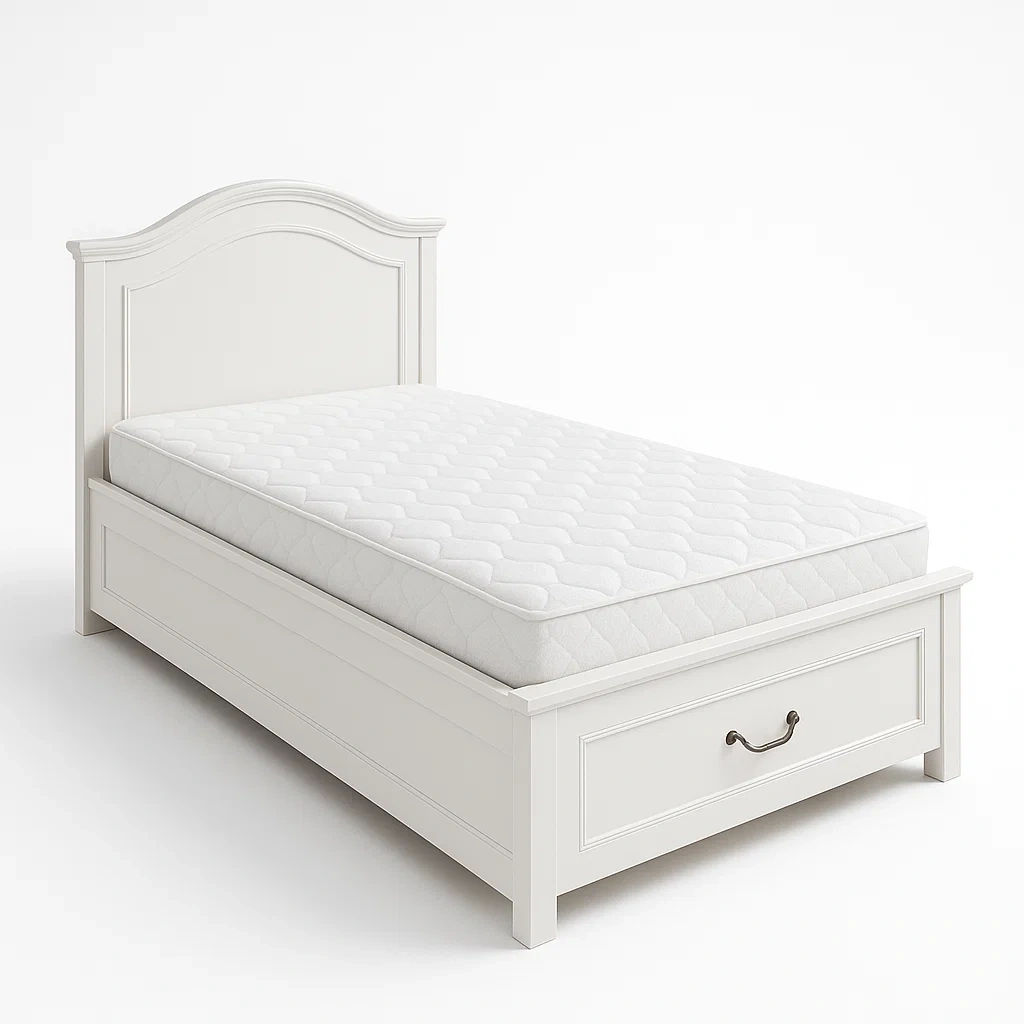Bett mit Stauraum,Einzelbett mit Bettkasten-HOMARONE