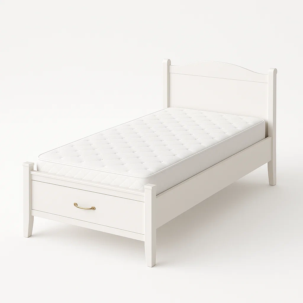 Bett mit Stauraum,Einzelbett mit Bettkasten-HOMARONE