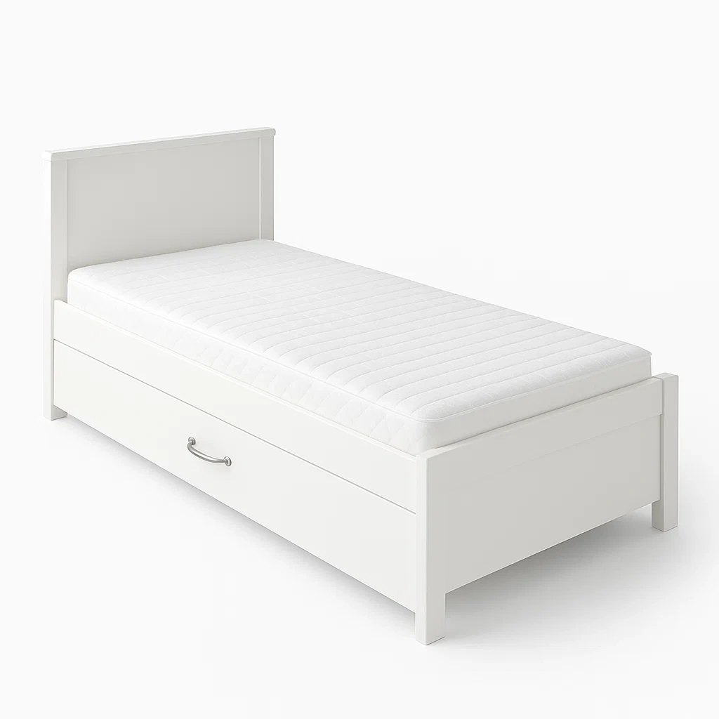 Bett mit Stauraum,Einzelbett mit Bettkasten-HOMARONE