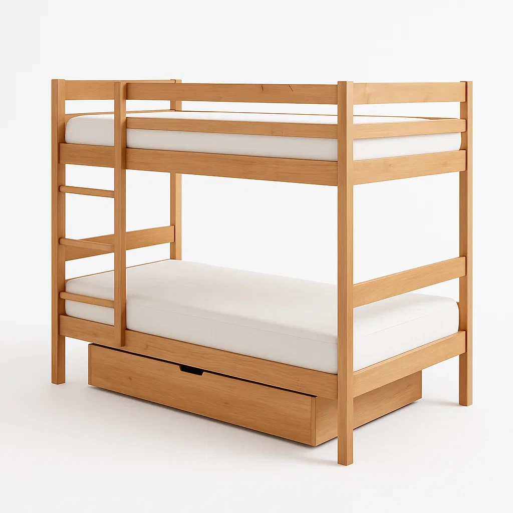 Etagenbett,Etagenbett aus Holz-HOMARONE