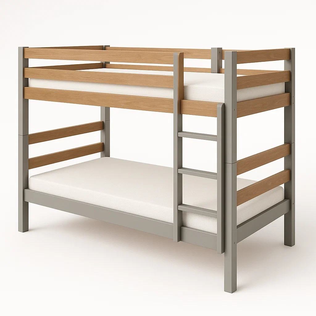 Etagenbett,Etagenbett aus Holz-HOMARONE