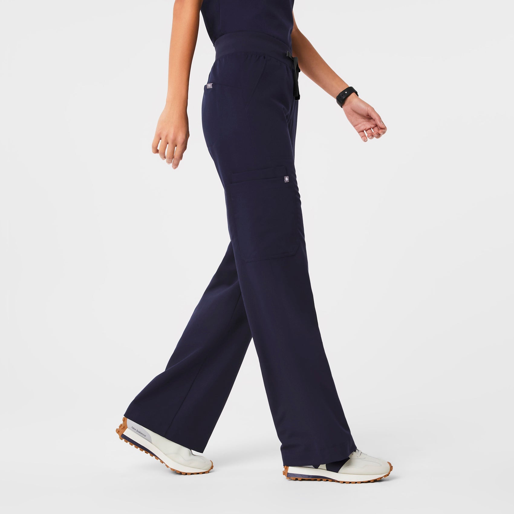 High Waisted Isabel Wide Leg Scrub Pants - 11