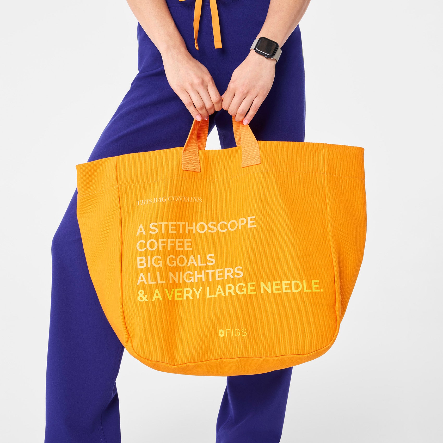 A Very Large Needle Detachable Strap Tote - 30
