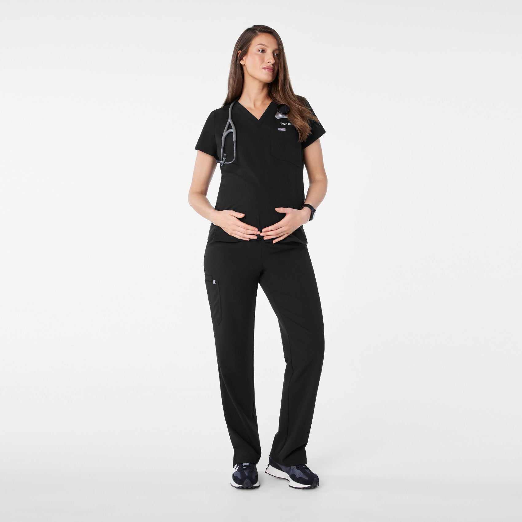 Catarina Maternity Scrub Top - 2