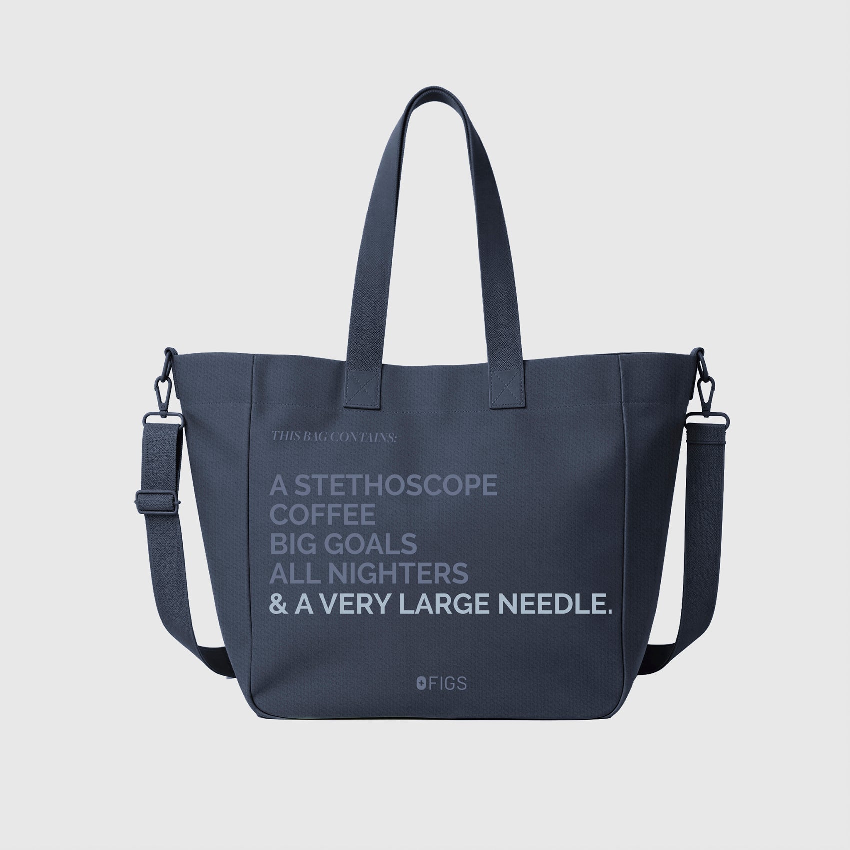 A Very Large Needle Detachable Strap Tote - 9