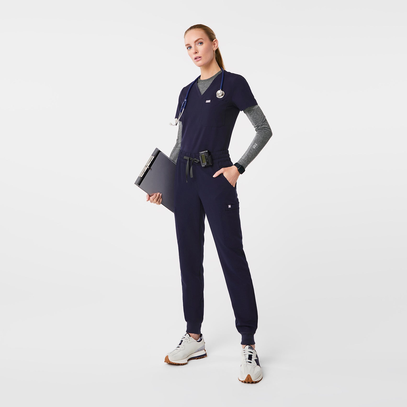 Uman Relaxed Jogger Scrub Pants - 2
