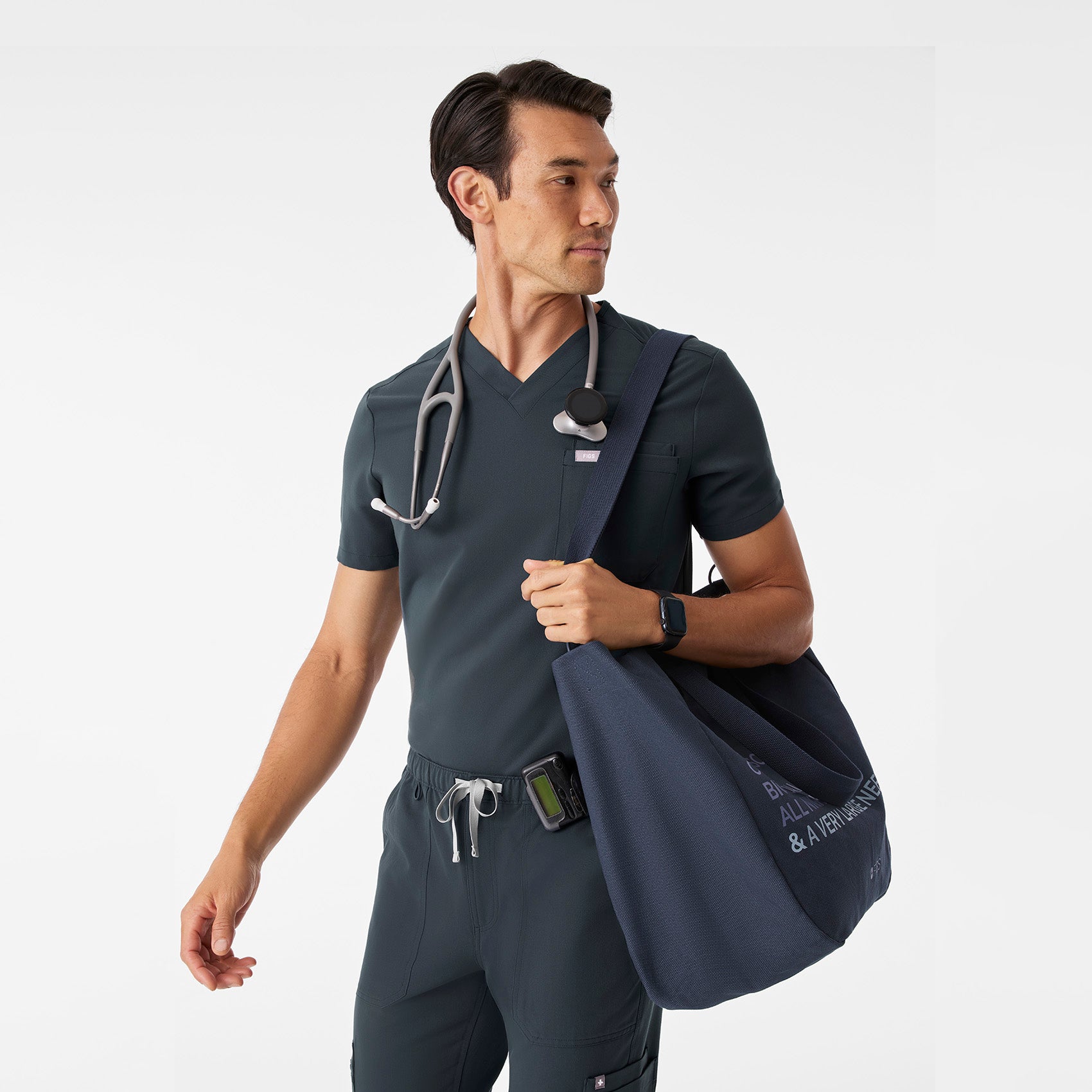 A Very Large Needle Detachable Strap Tote - 16
