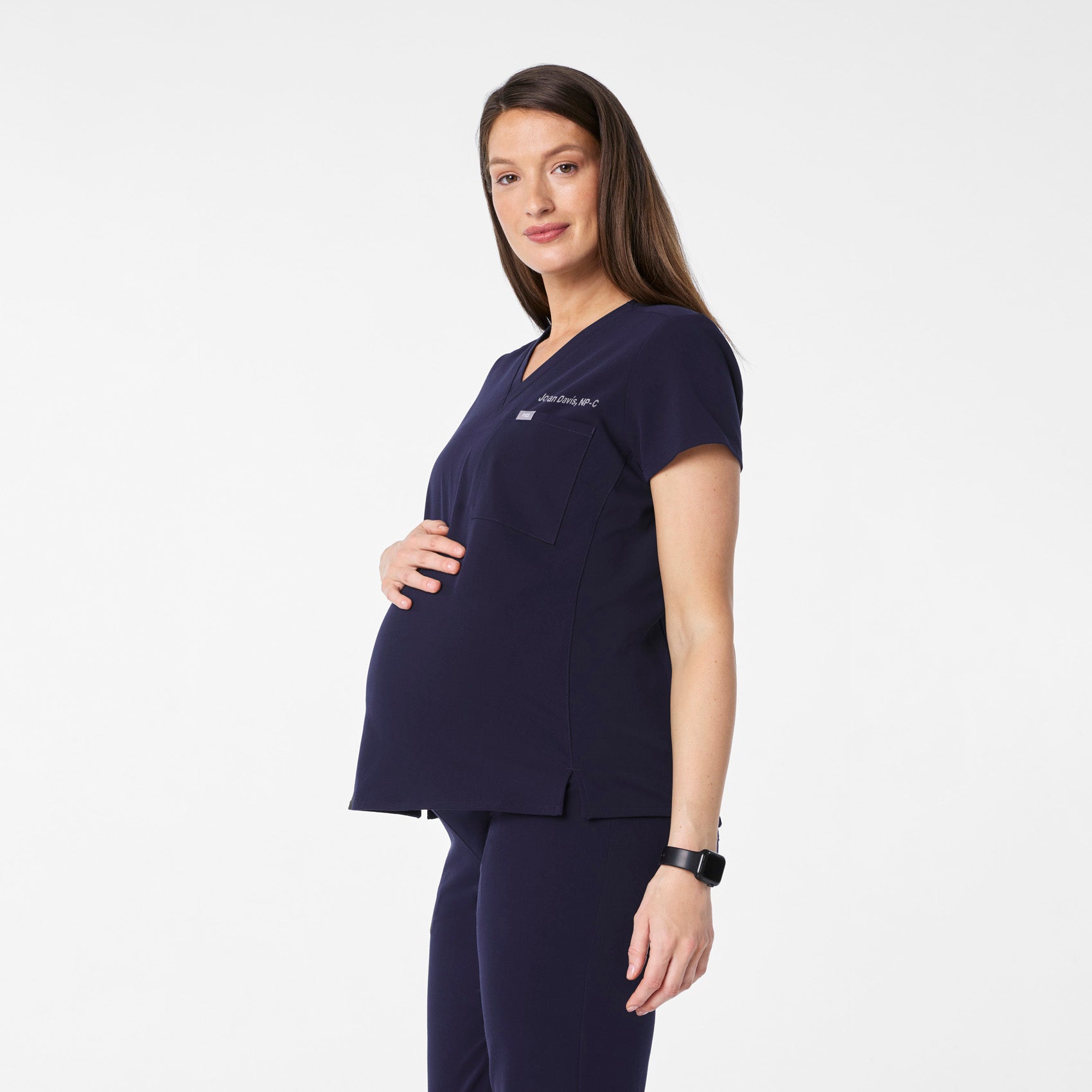 Catarina Maternity Scrub Top - 11