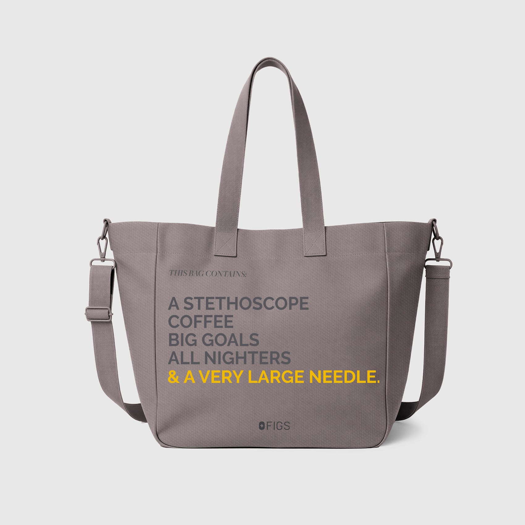A Very Large Needle Detachable Strap Tote - 35