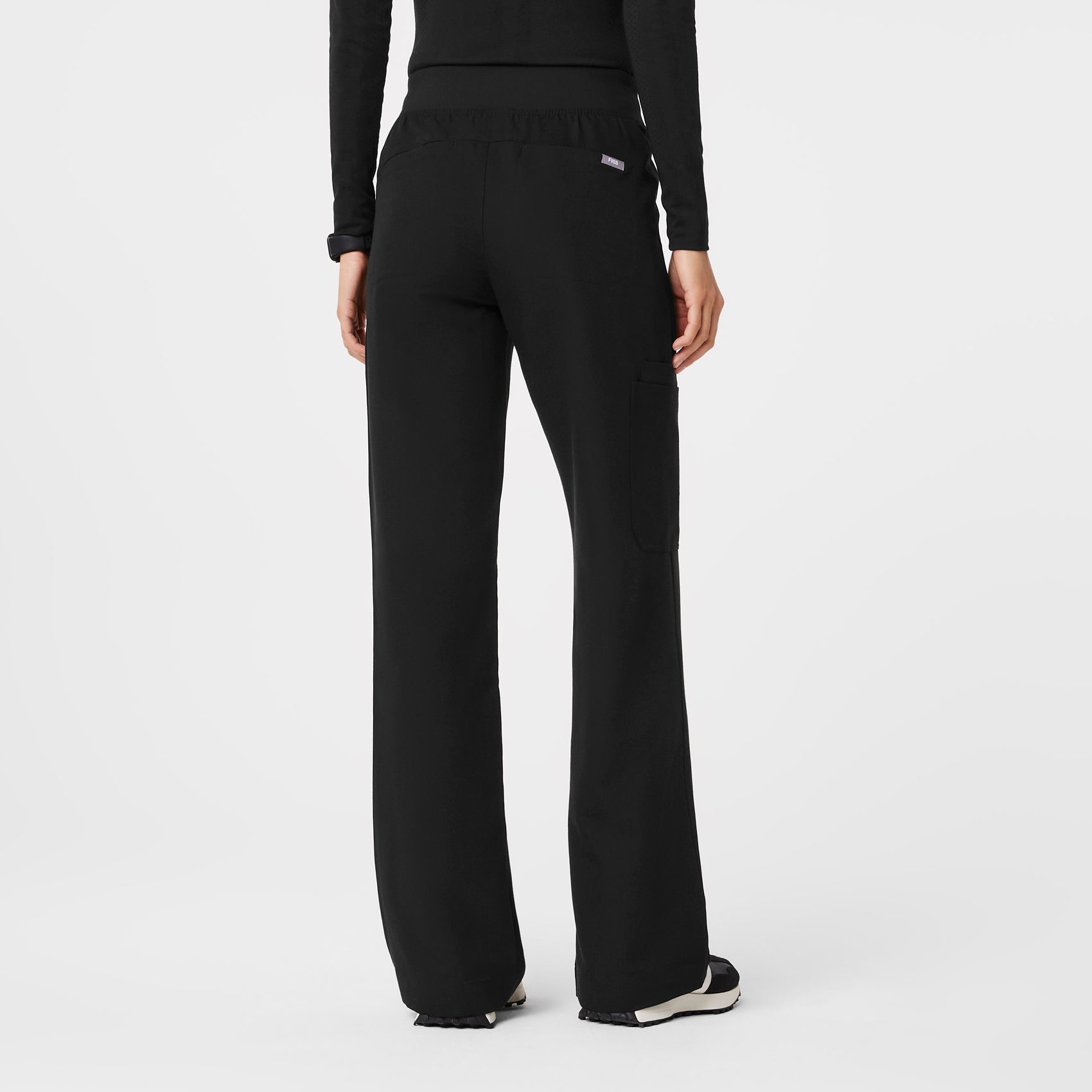 High Waisted Isabel Wide Leg Scrub Pants - 4