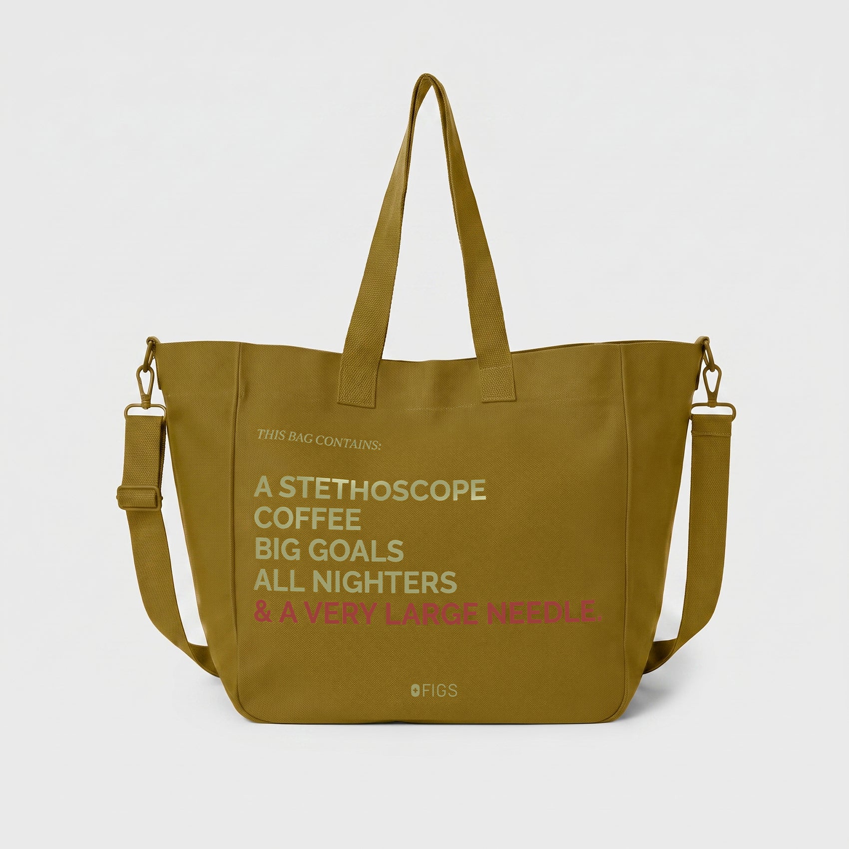 A Very Large Needle Detachable Strap Tote - 18