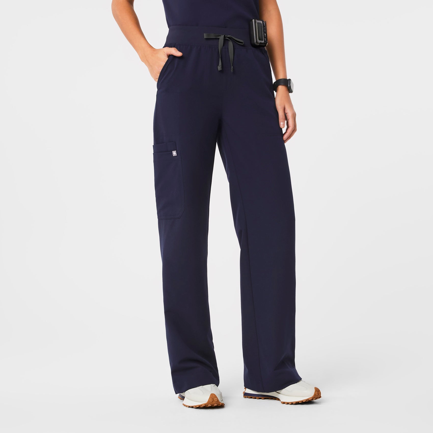 High Waisted Isabel Wide Leg Scrub Pants - 9