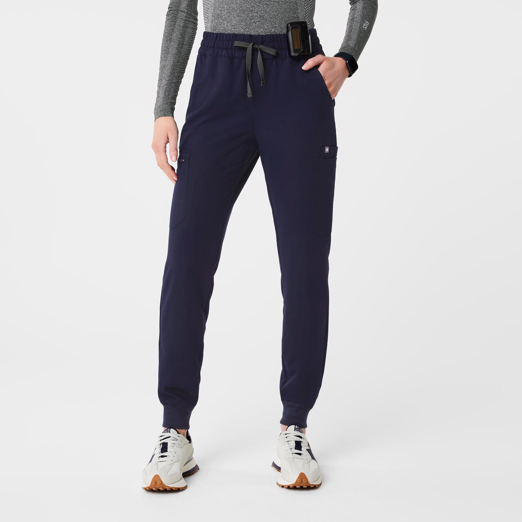 Uman Relaxed Jogger Scrub Pants - Navy