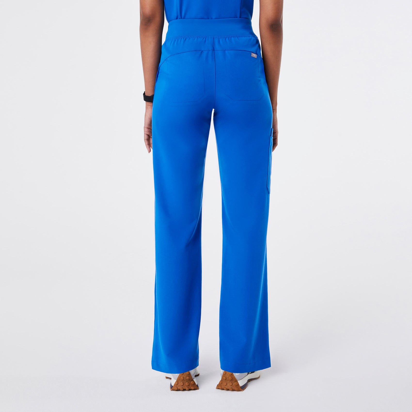 High Waisted Isabel Wide Leg Scrub Pants - 32