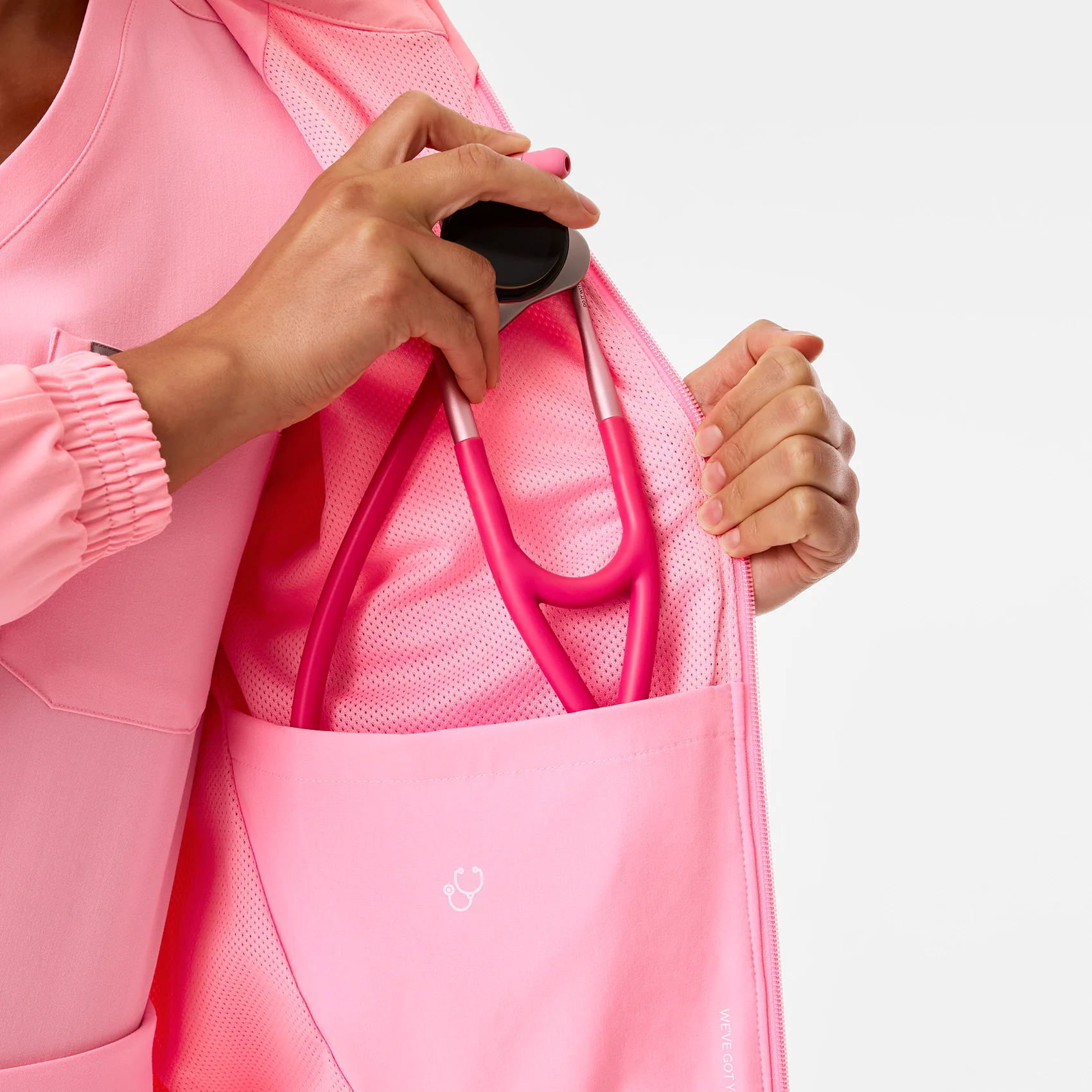 Sydney Scrub Jacket - Fight Club Pink - 7