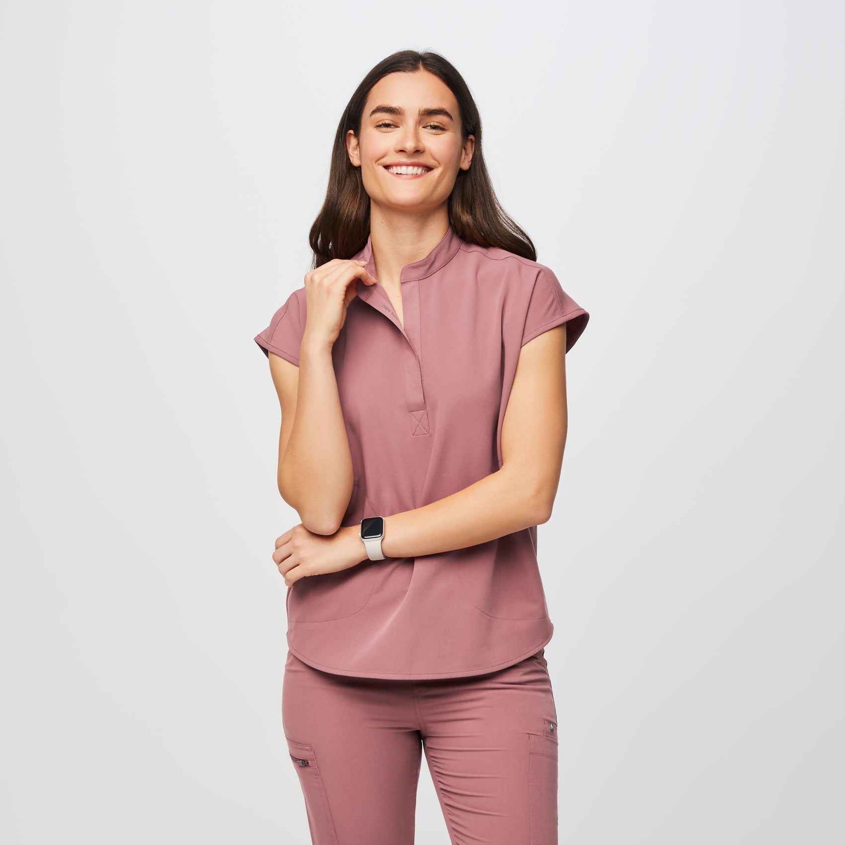 Rafaela Oversized Scrub Top™ - Navy