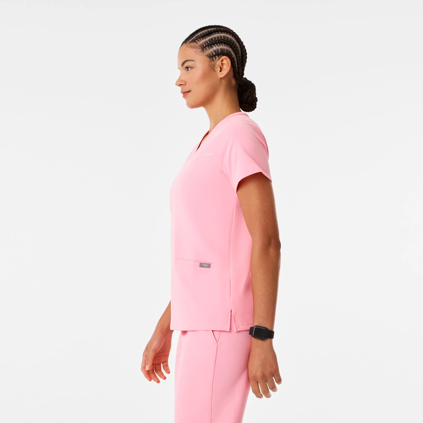 Casma Scrub Top - Fight Club Pink - 2