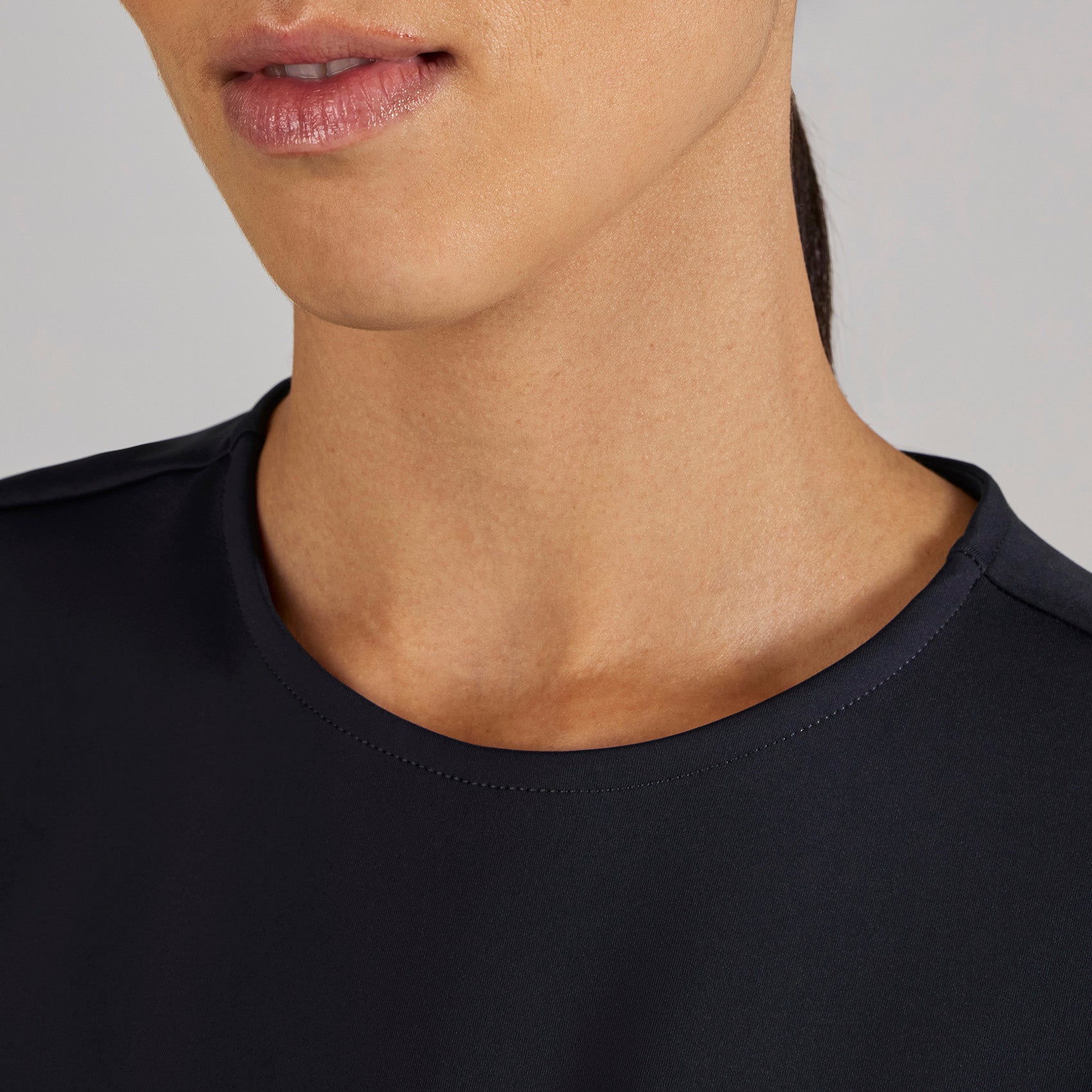 Alma Slim Crewneck Tunic Scrub Top - 17
