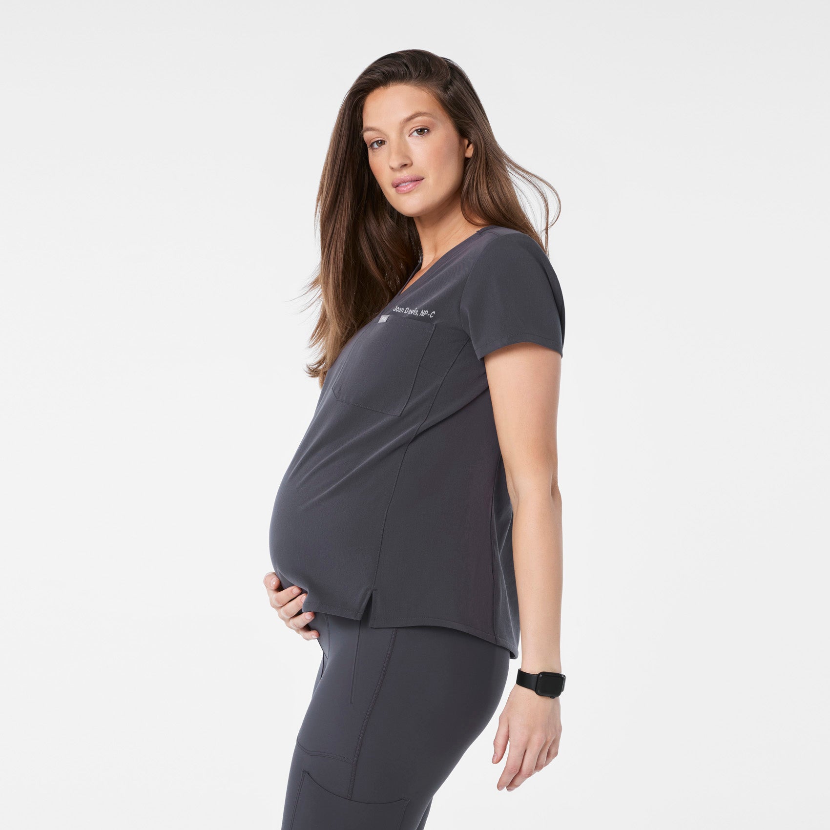 Catarina Maternity Scrub Top - 19