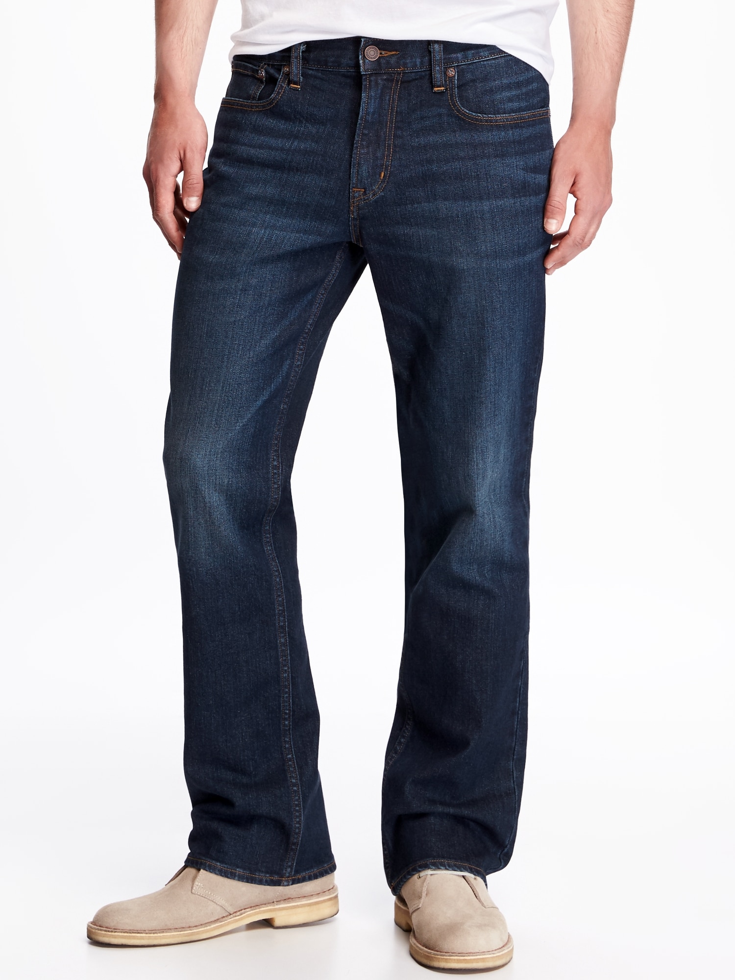 Boot-Cut Built-In Flex Jeans - Dark Wash - 1