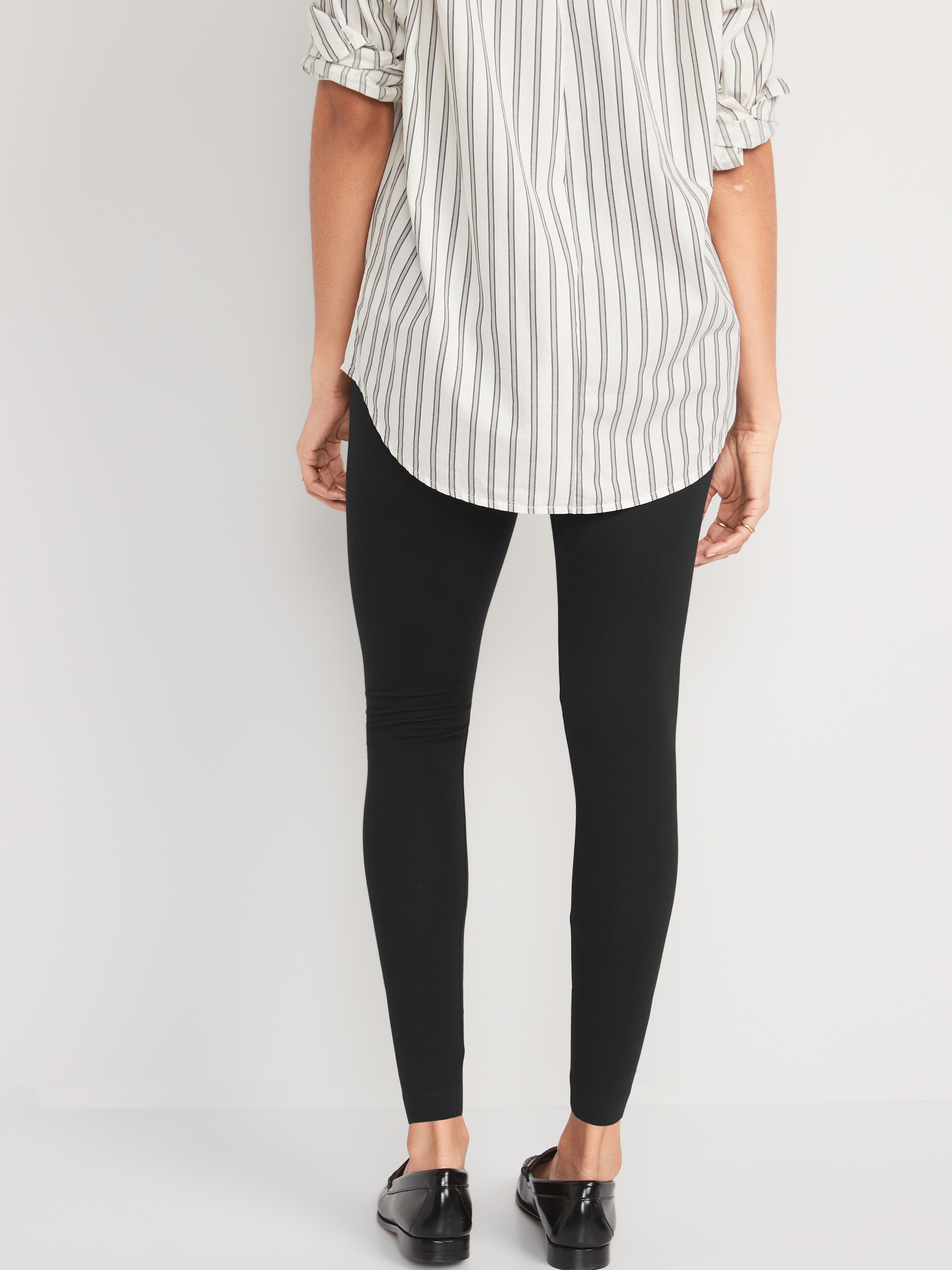 High-Waisted Fashion Layering Leggings 3-Pack - Navy Blue Combo - 2