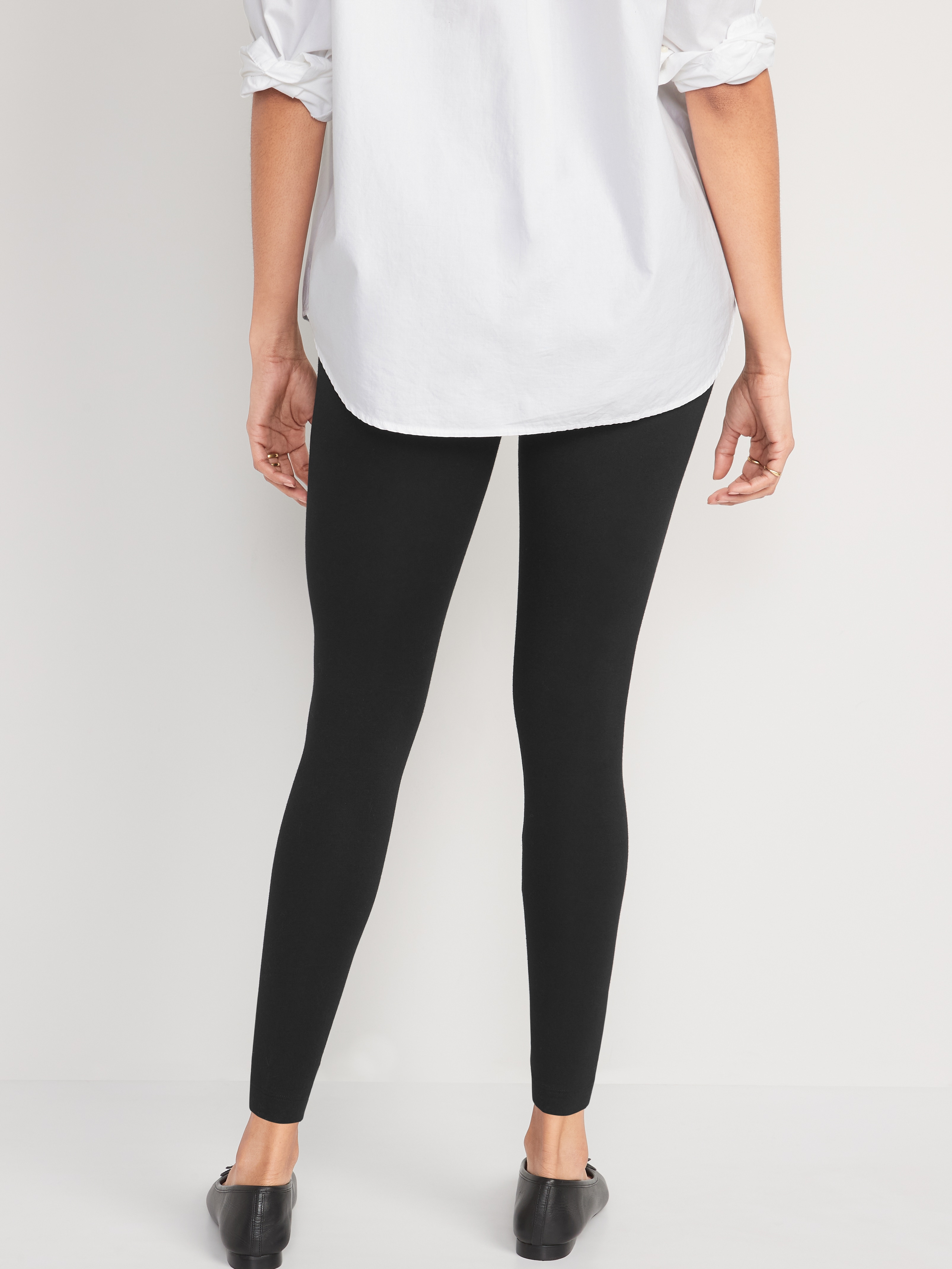 High-Waisted Fashion Layering Leggings 3-Pack - Black Jack - 2