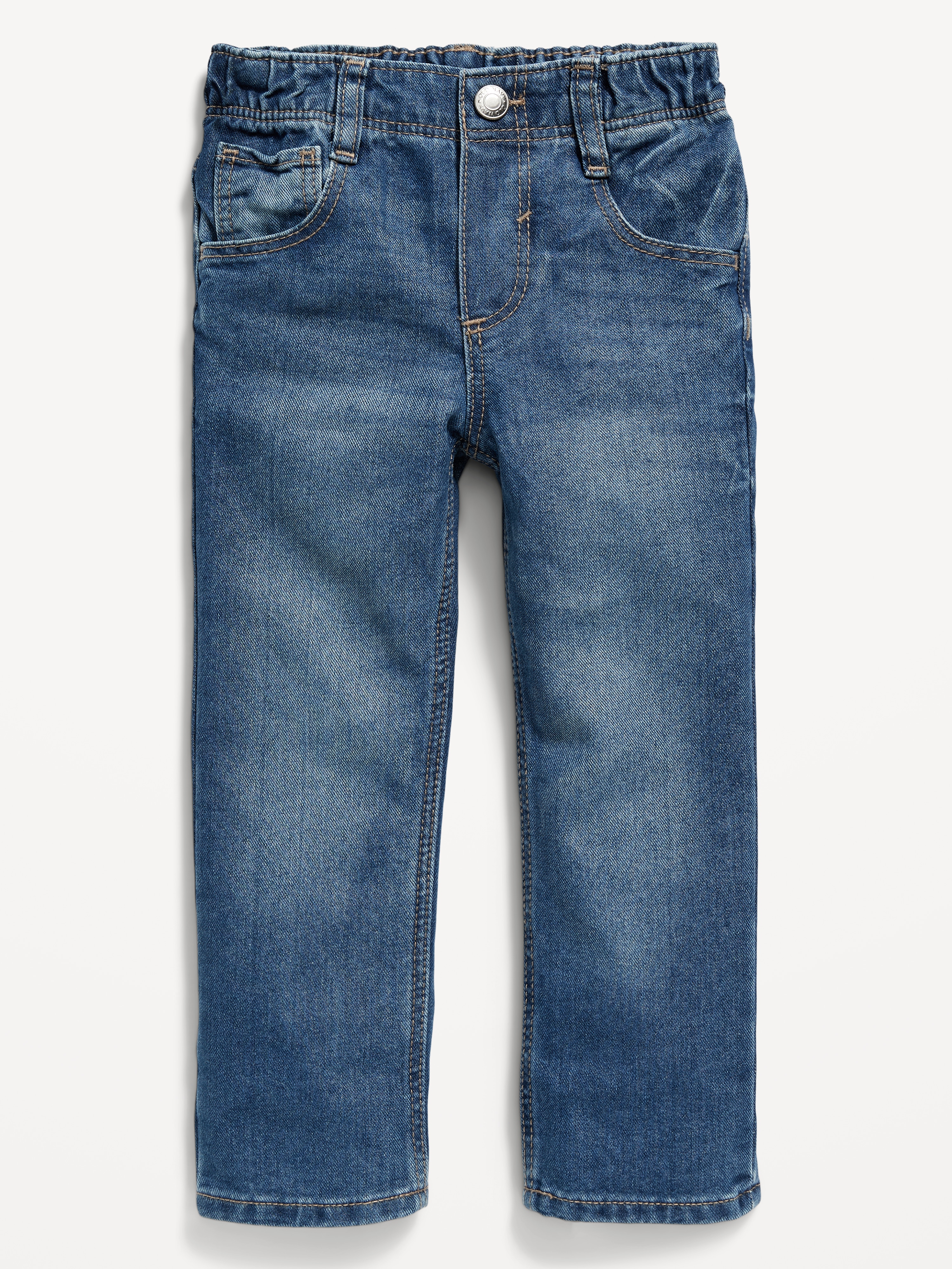 Wow Straight Pull-On Jeans for Toddler Boys - Medium Wash - 1