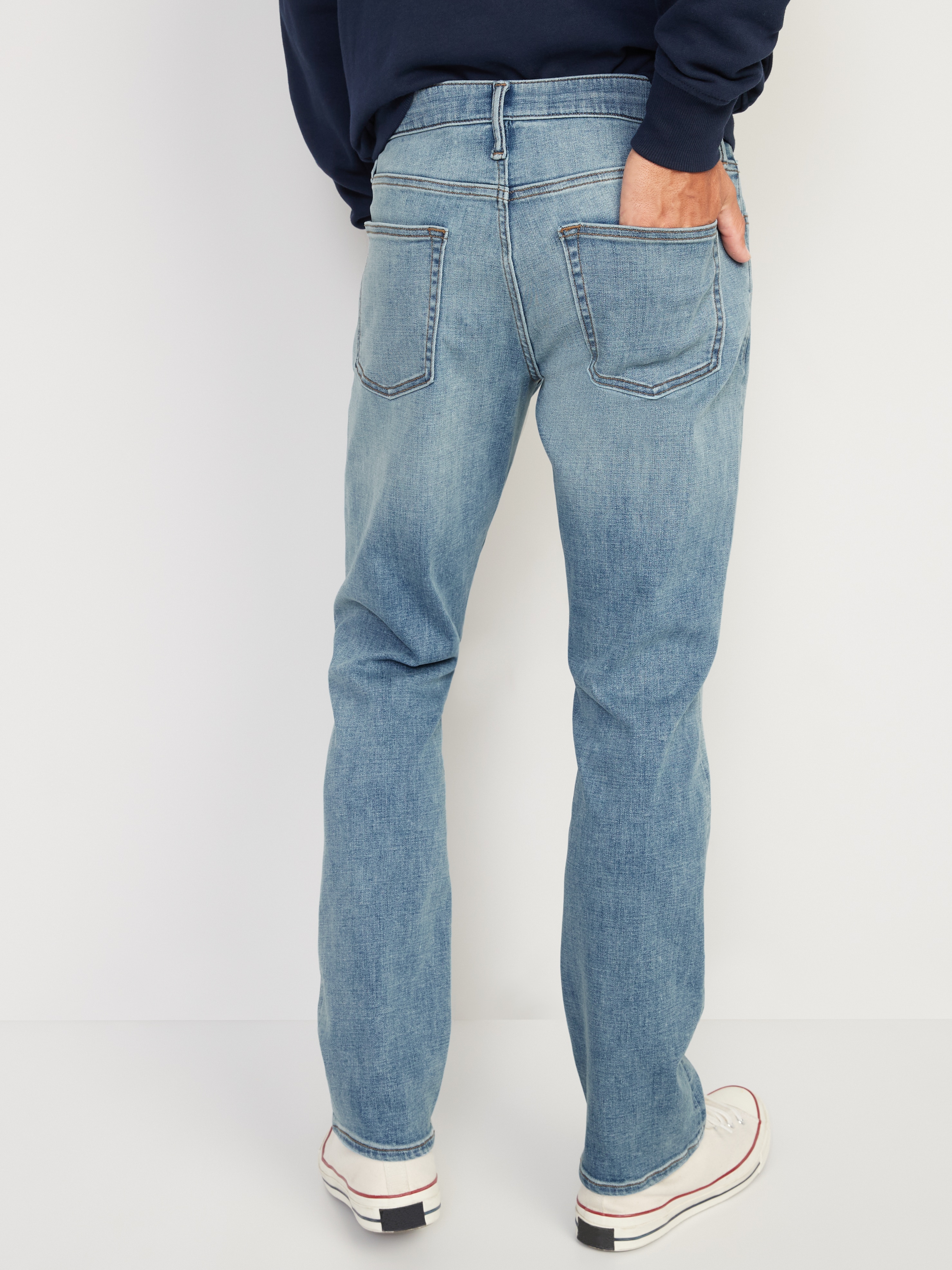 Straight 360° Tech Stretch Performance Jeans - Light Vintage - 2