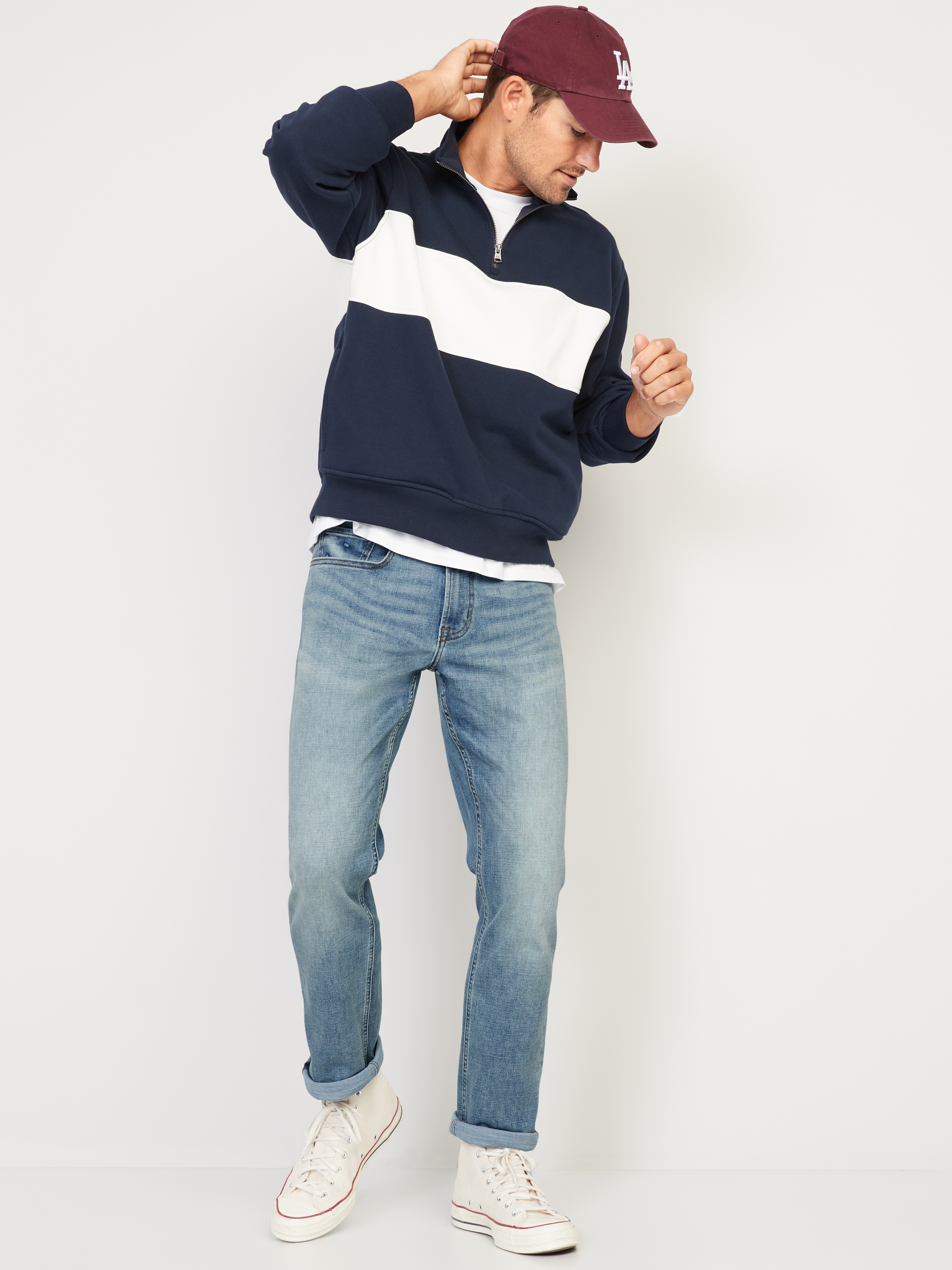 Straight 360° Tech Stretch Performance Jeans - Light Vintage - 3