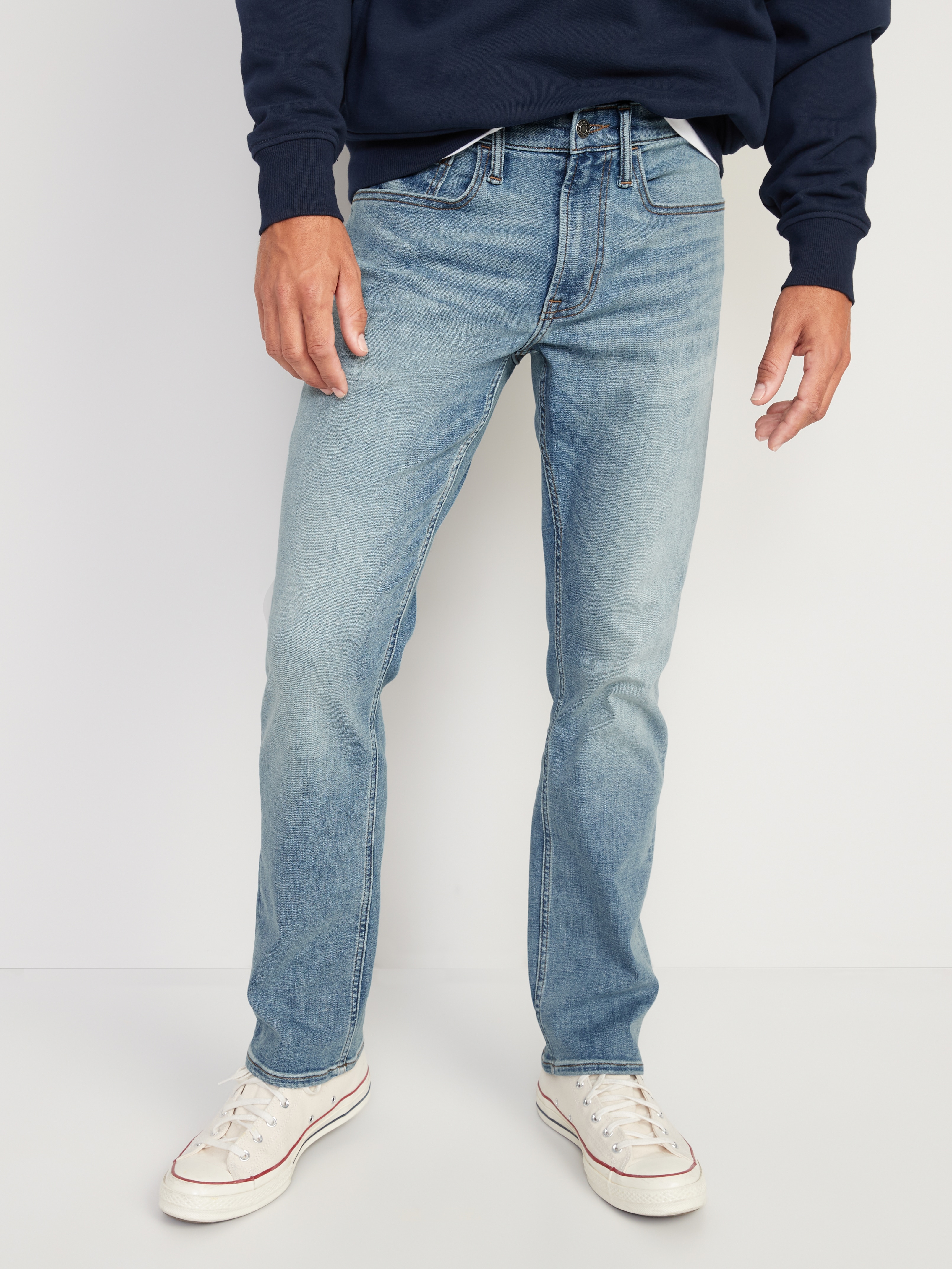 Straight 360° Tech Stretch Performance Jeans - Light Vintage - 1