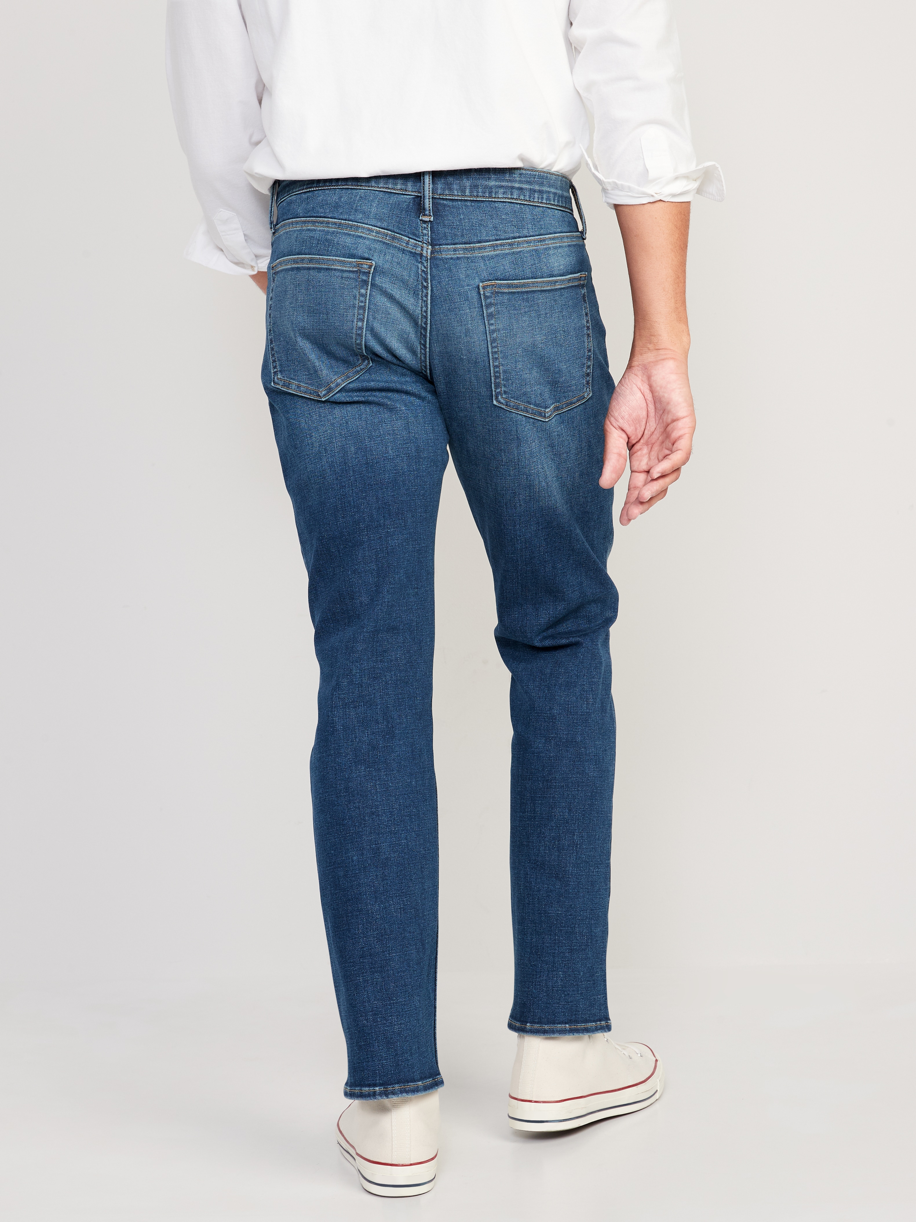 Straight 360° Tech Stretch Performance Jeans - Dark Faded - 2