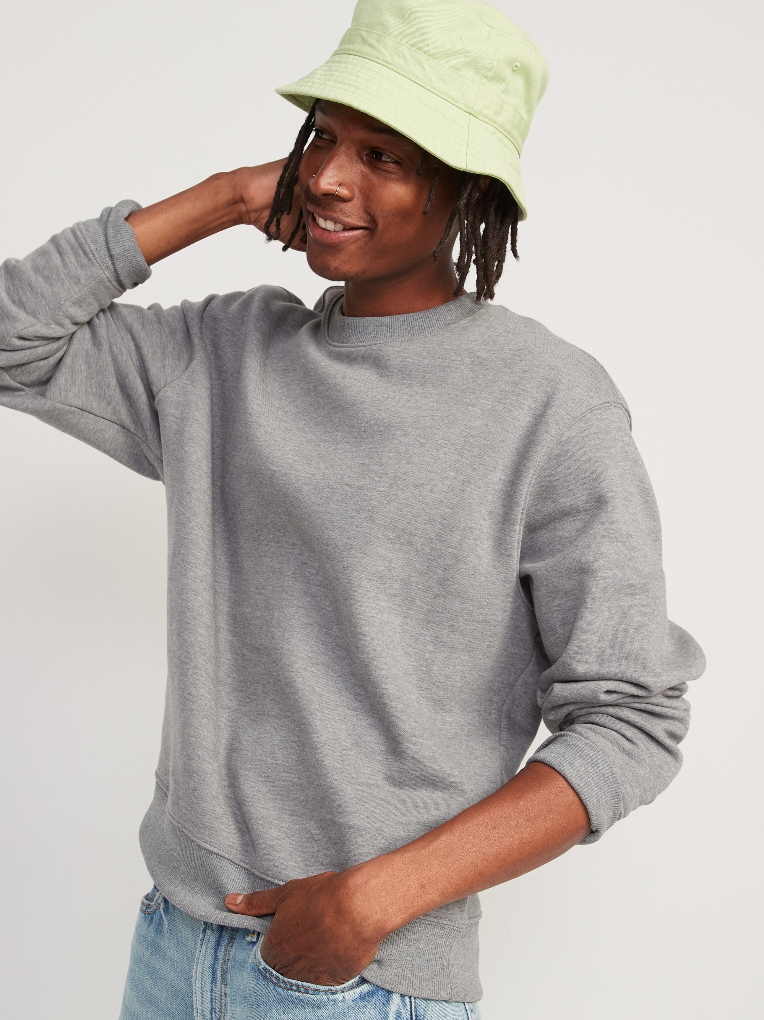 Graphic Rotation Sweatshirt - Heather Gray - 1