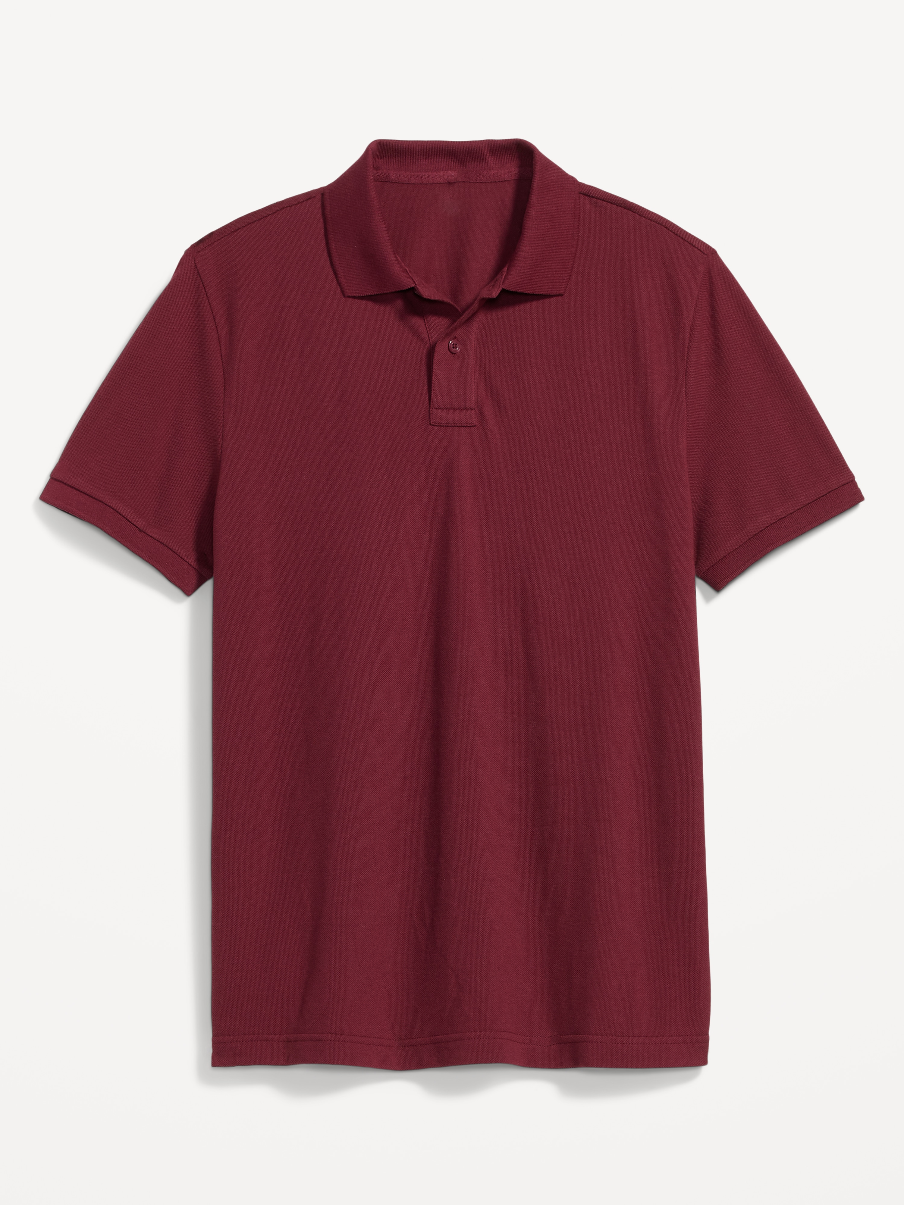 Pique Polo for Men - Crimson Cranberry - 1