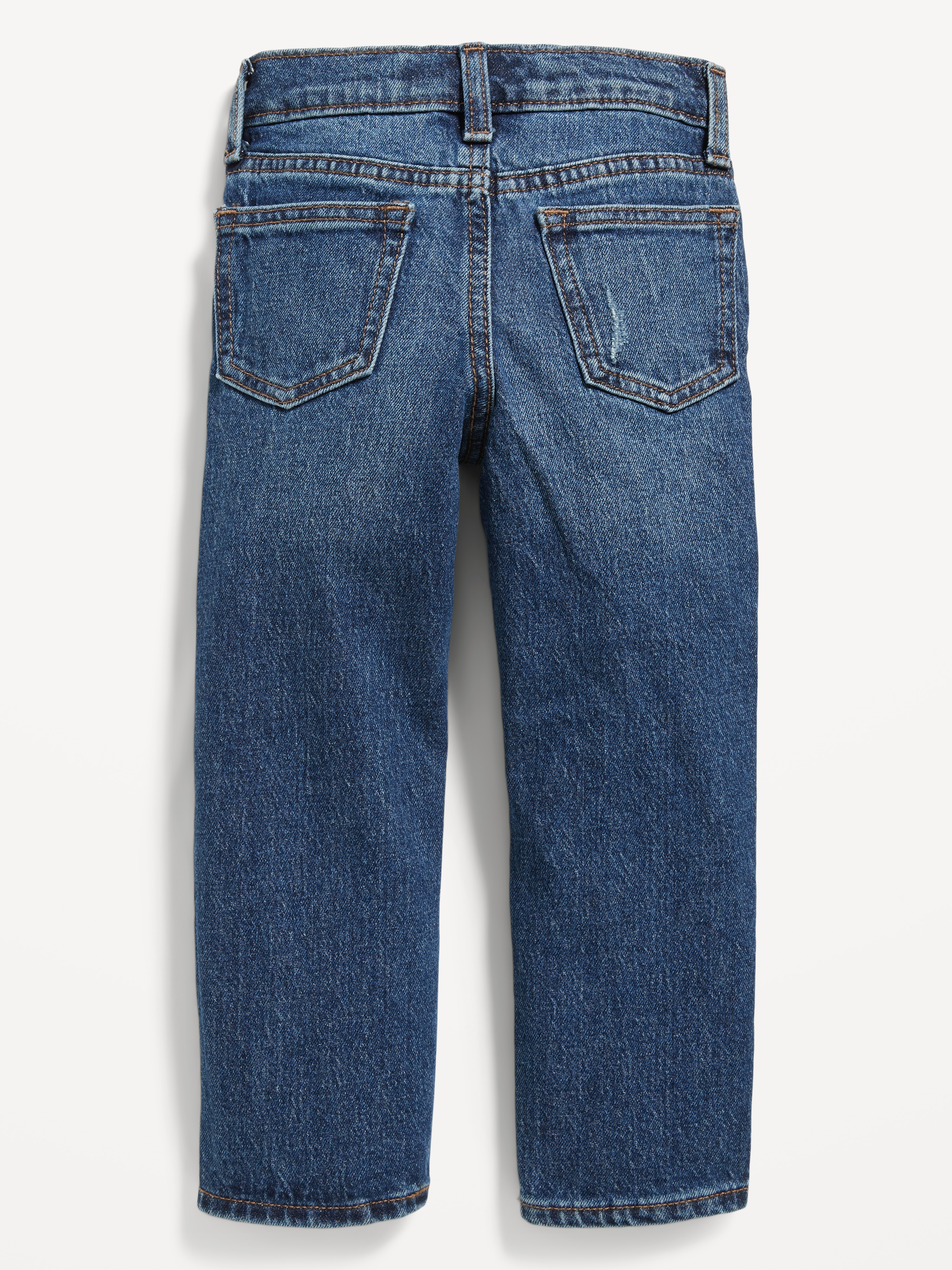 Straight-Leg Built-In Flex Jeans for Toddler Boys - Medium Wash - 2
