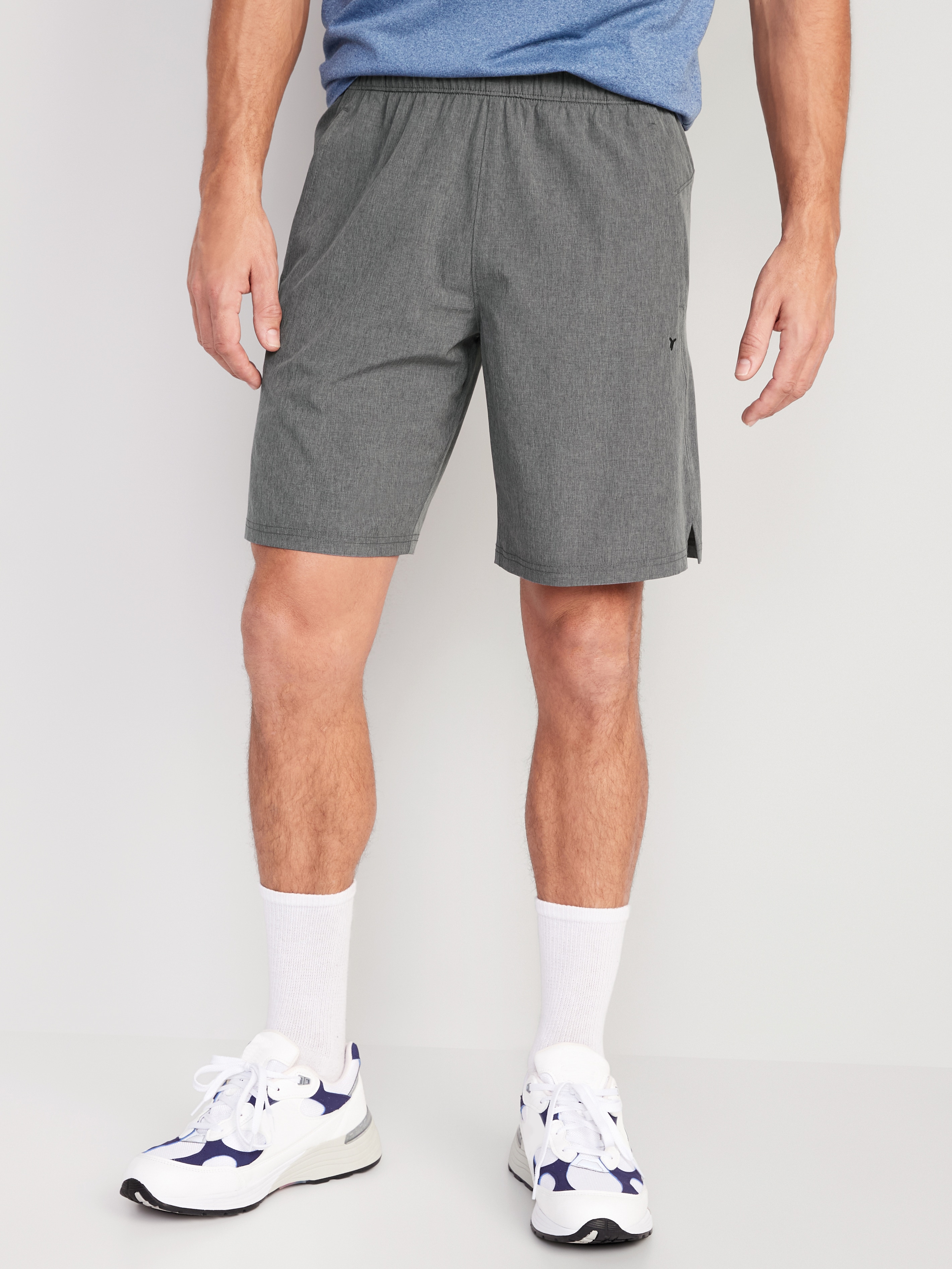 StretchTech Workout Shorts -- 9-inch inseam - Smoky Gray - 1