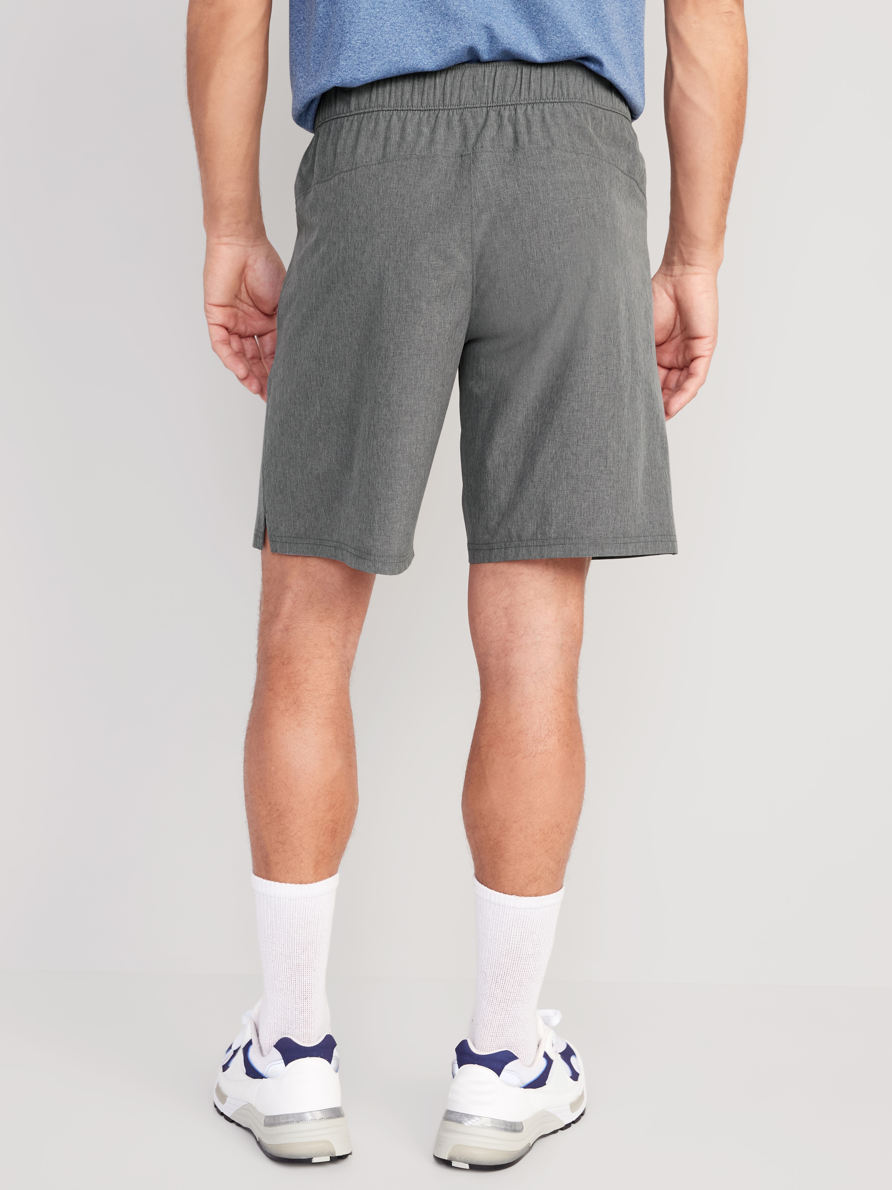 StretchTech Workout Shorts -- 9-inch inseam - Smoky Gray - 2