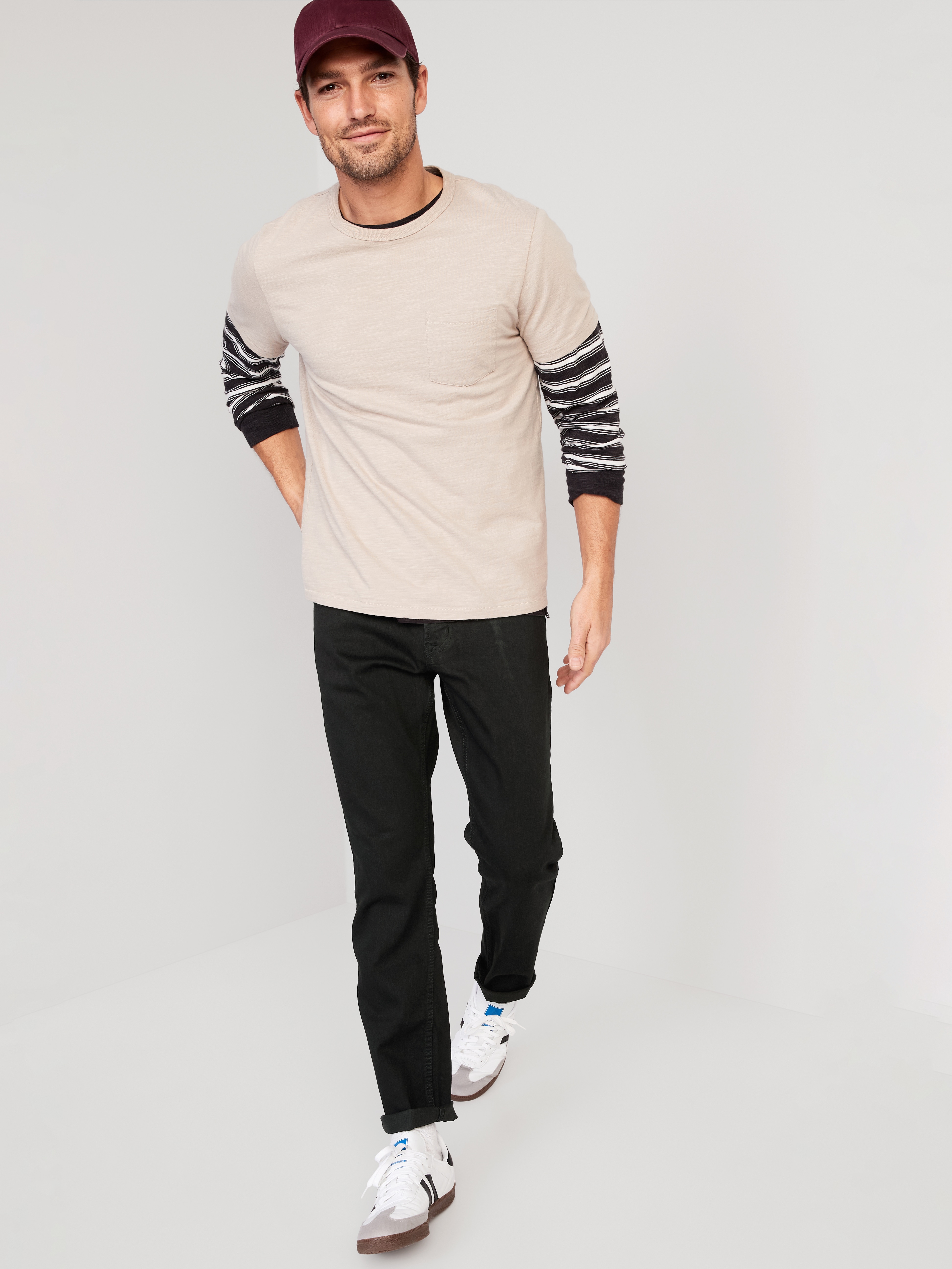 Athletic Taper Jeans - Black Rinse - 3